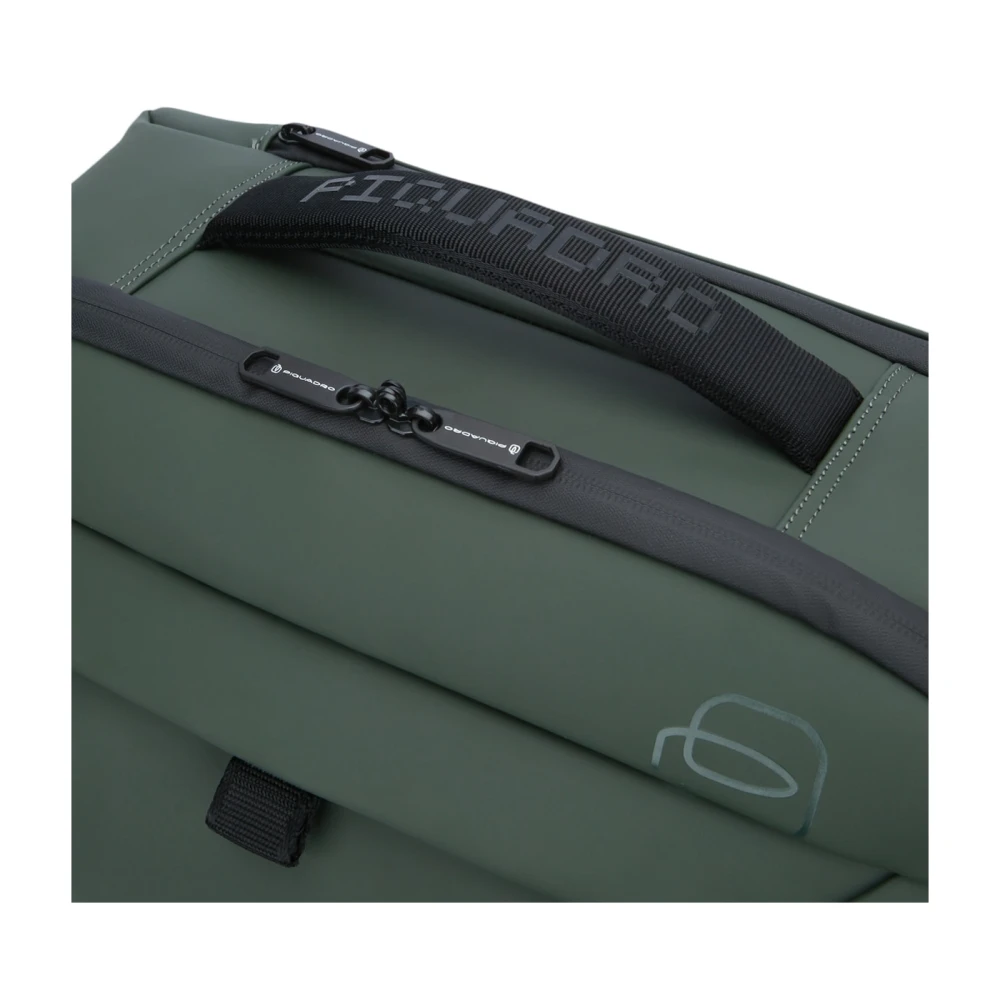 Piquadro Slimme Handbagage met 4 Wielen Green Unisex