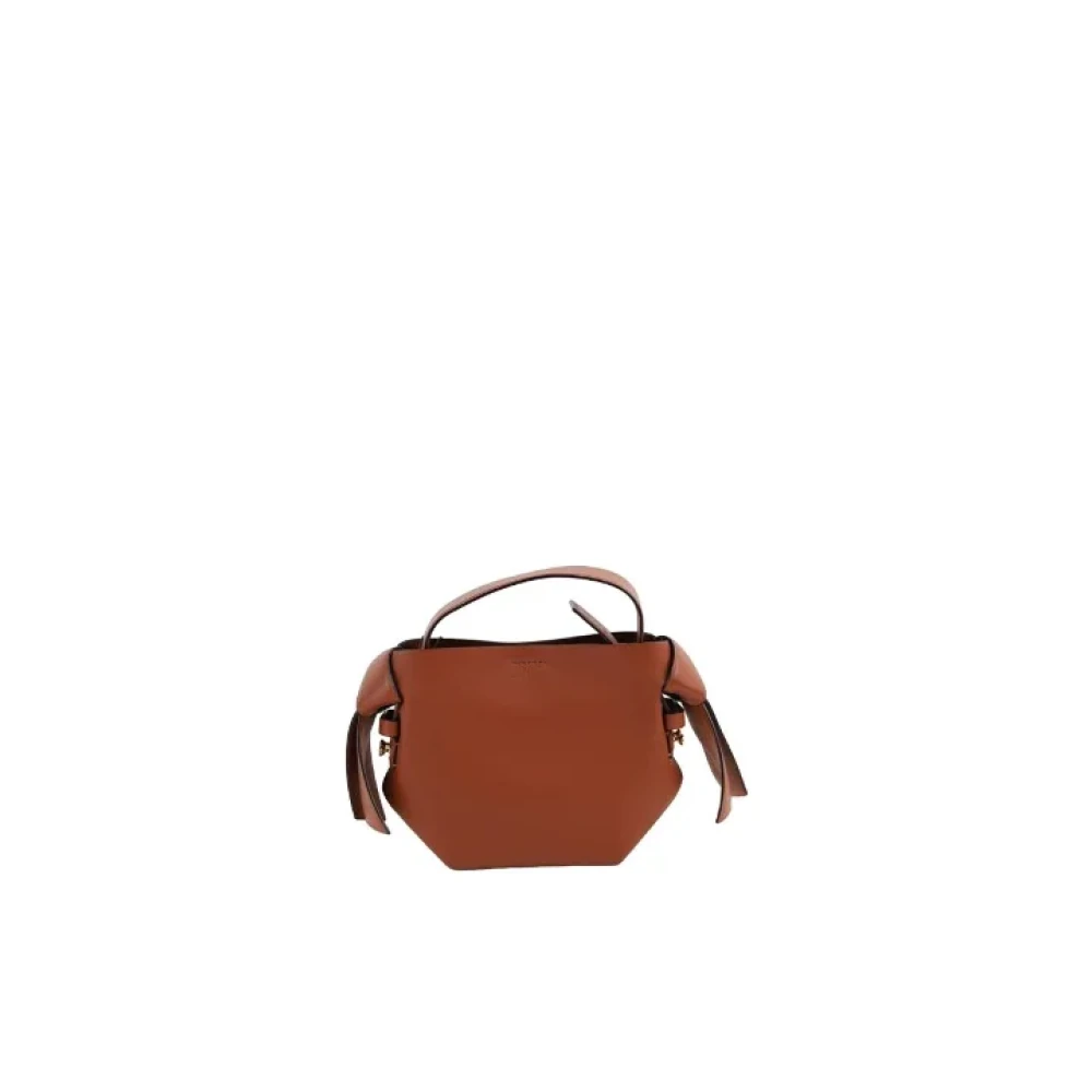 Acne Studios Pre-owned Leather handbags Brown Dames
