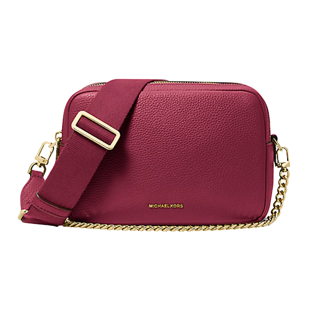 Michael Kors Women's Red Cross Body Bags, One Size, Chain Camera Crossbody Bag