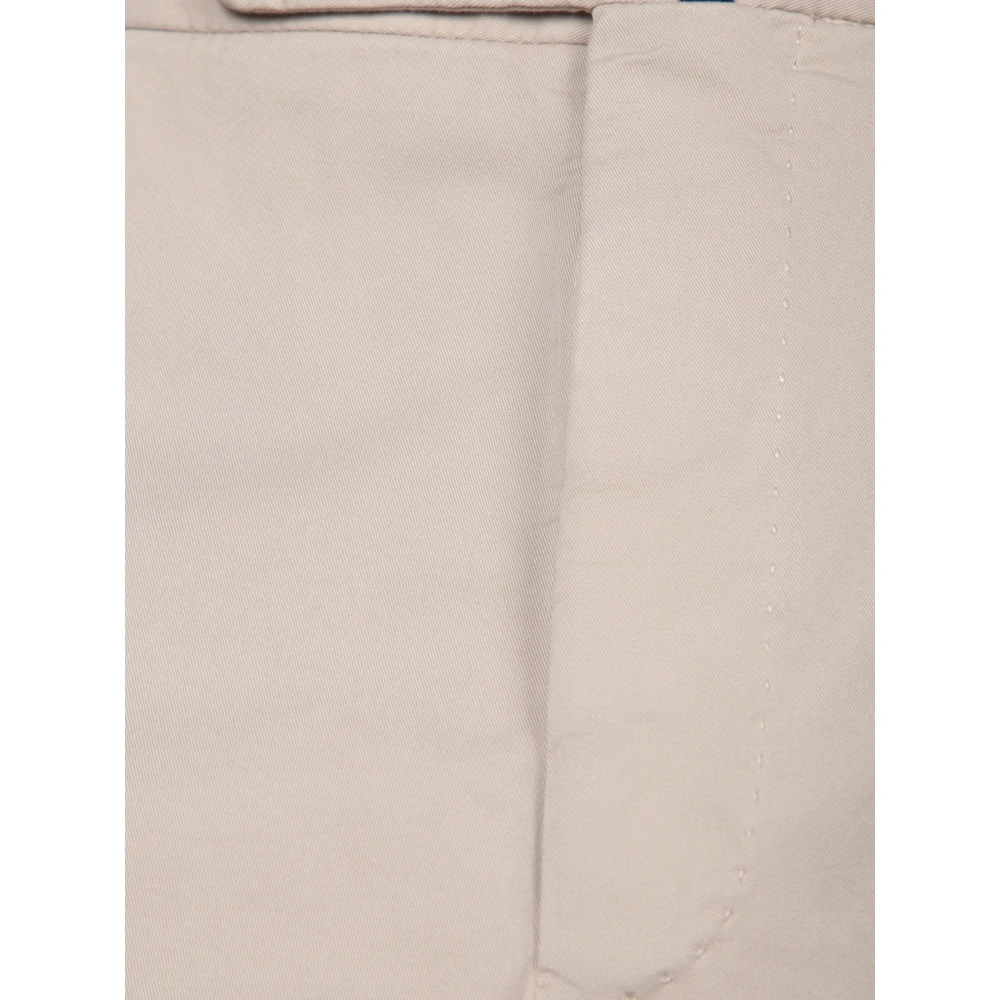 Incotex Beige Batavia Broek met Rits Beige Heren