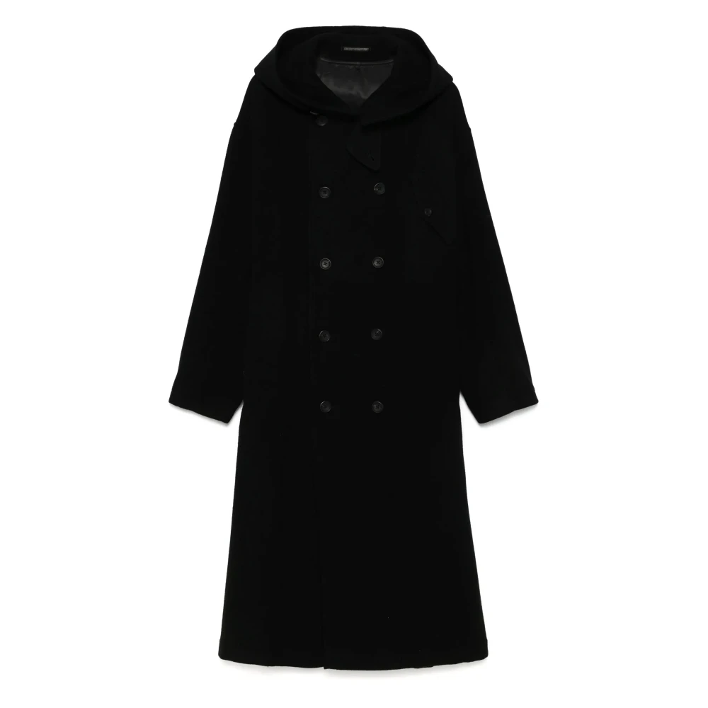 Coats > Double-Breasted Coats - - Yohji Yamamoto - Modalova