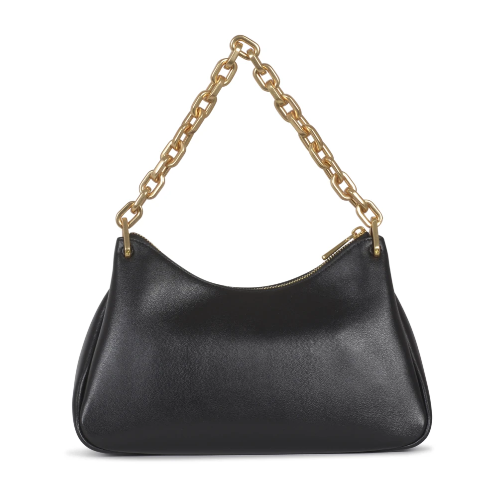 Kate Spade Zwarte Leren Schoudertas met Ketting Black Dames