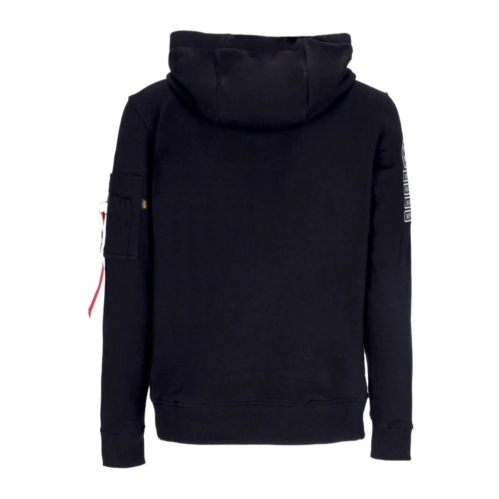 alpha industries Nasa Voyager Hoodie Zwart Black Heren