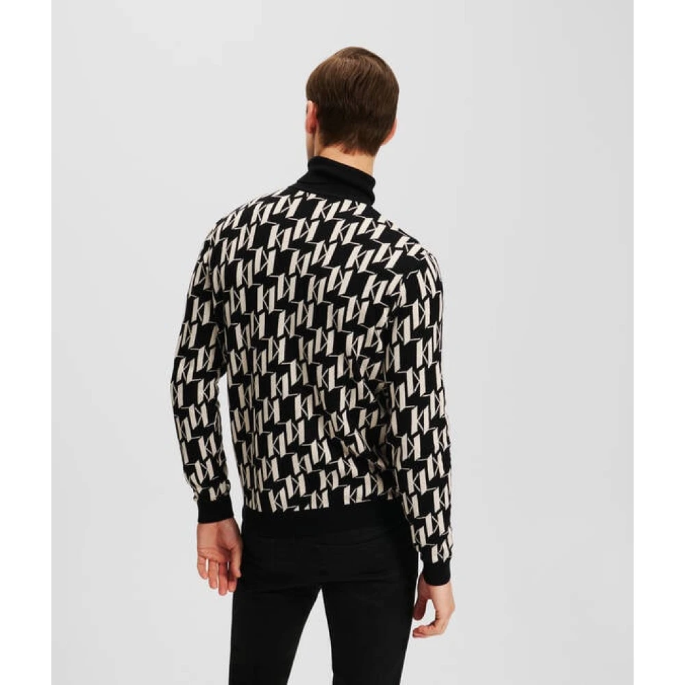 Karl Lagerfeld Pull Black Heren