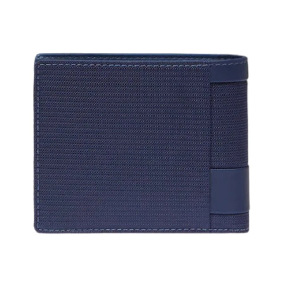 Piquadro Blauwe Portemonnee met RFID-bescherming Blue Heren