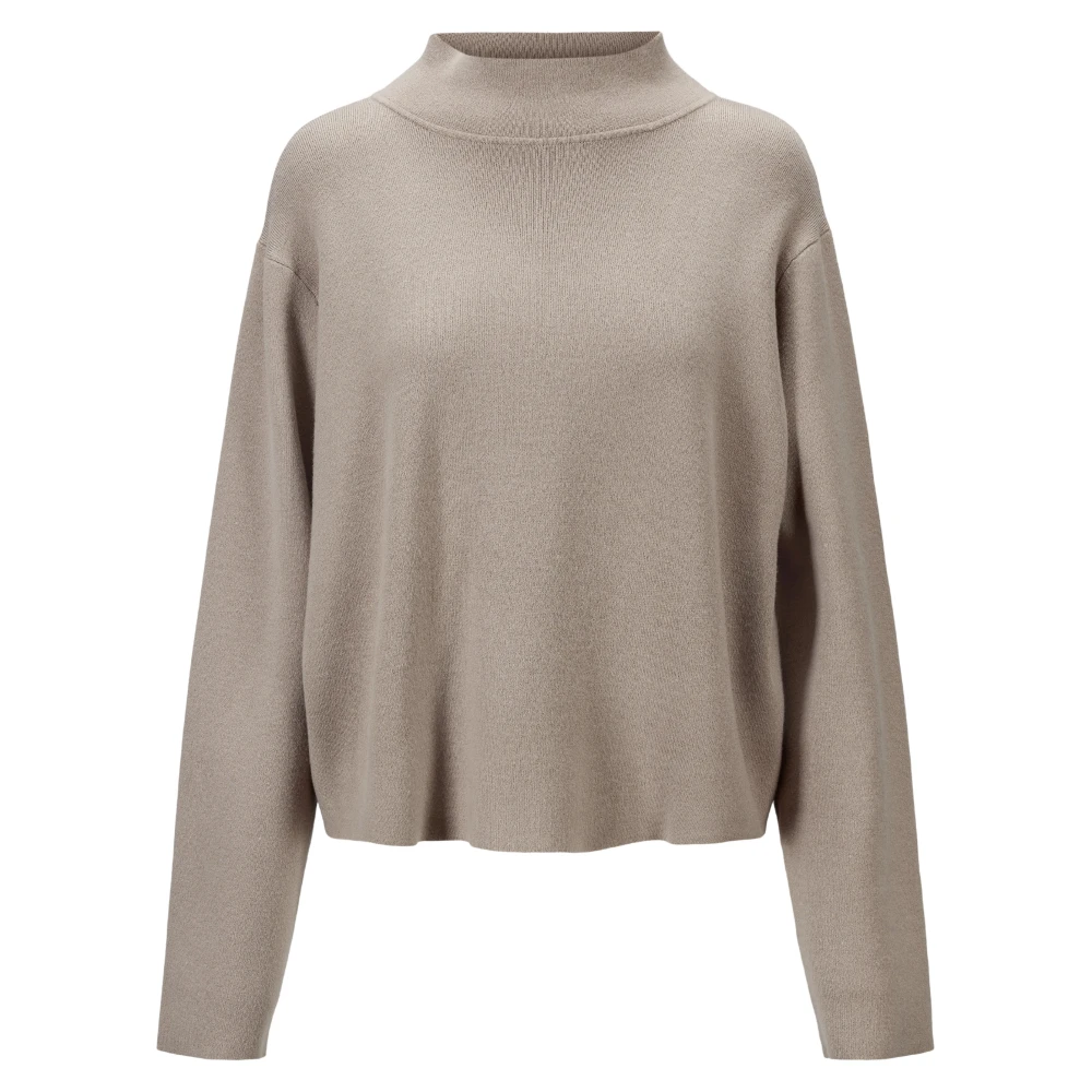 Beige Serge Top Sweater