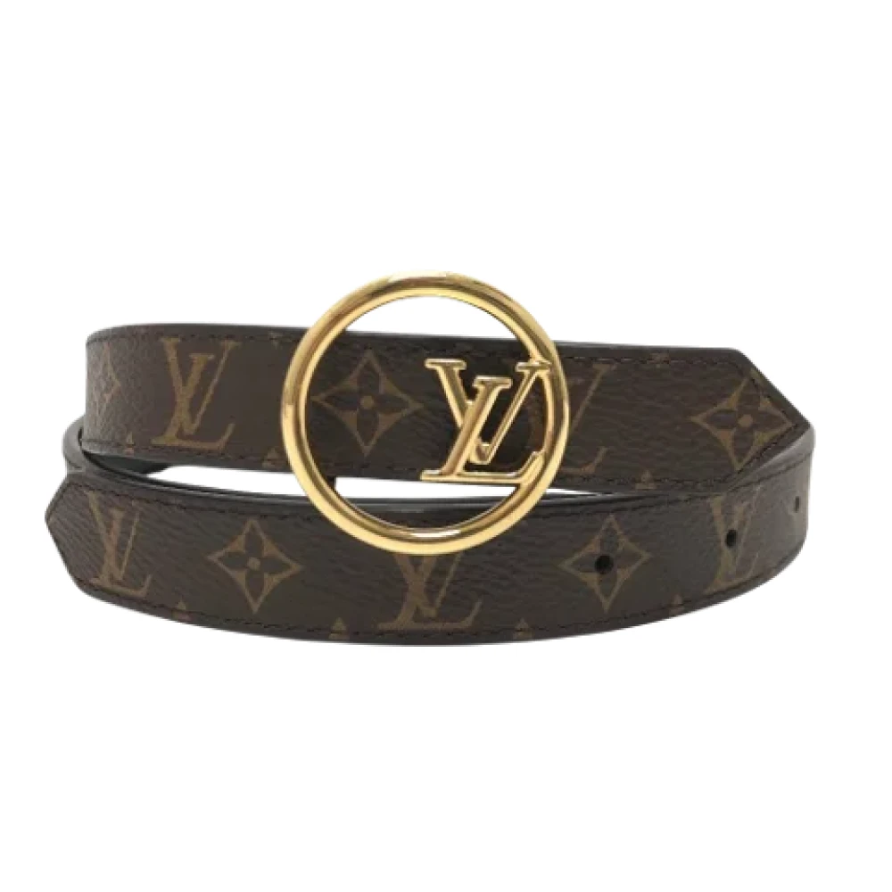 Louis Vuitton Vintage Pre-owned Fabric belts Brown Dames