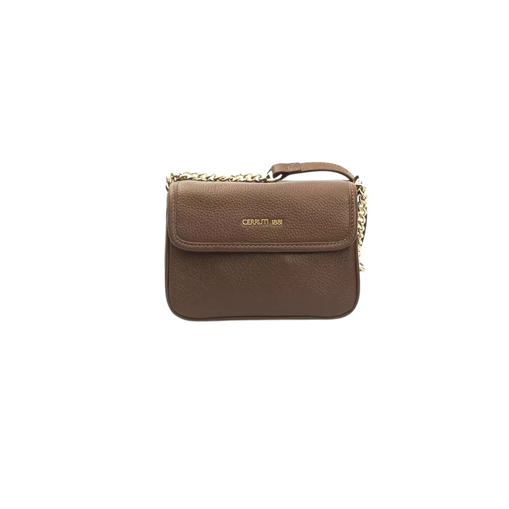 Sac Bandouliere en Cuir Marron Cerruti 1881 Femme Miinto