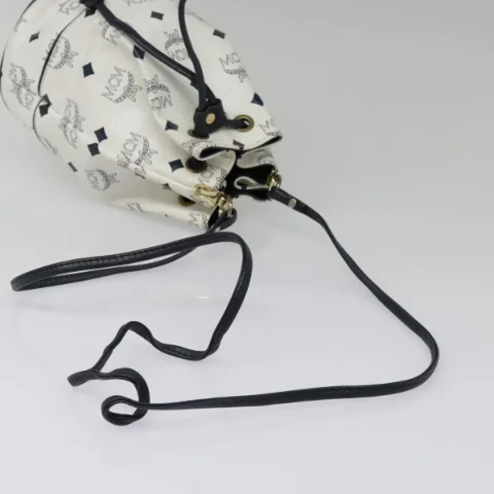 MCM Pre-owned Leather shoulder-bags White Dames