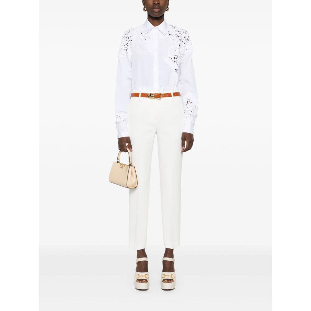 Ermanno Scervino Bianco Damesoverhemd Ss25 White Dames