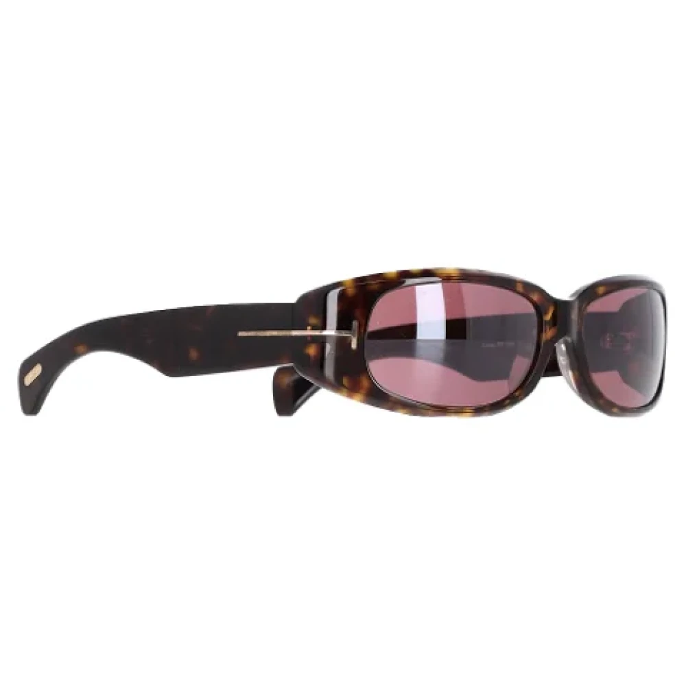 Tom Ford Pre-owned Plastic sunglasses Brown Dames