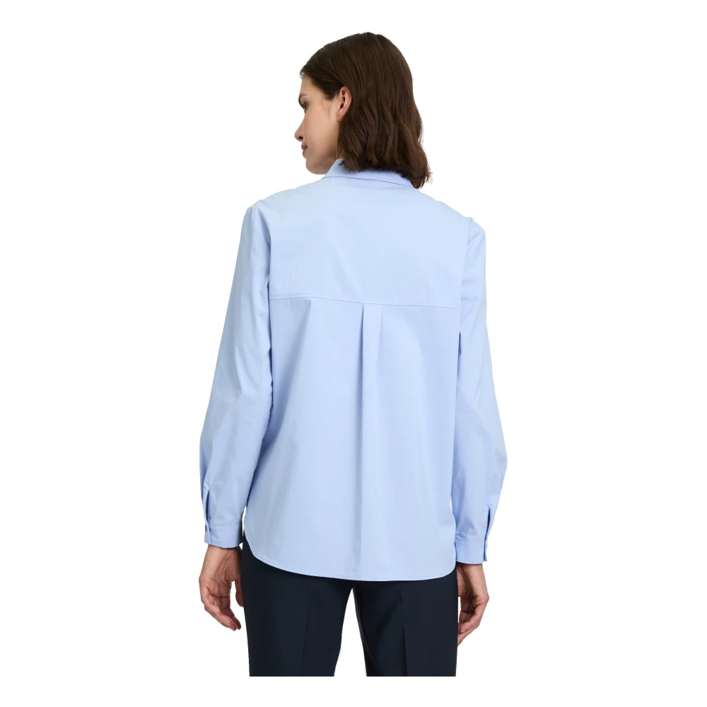 Betty Barclay Gestreepte Blouse met Kraag Black Dames