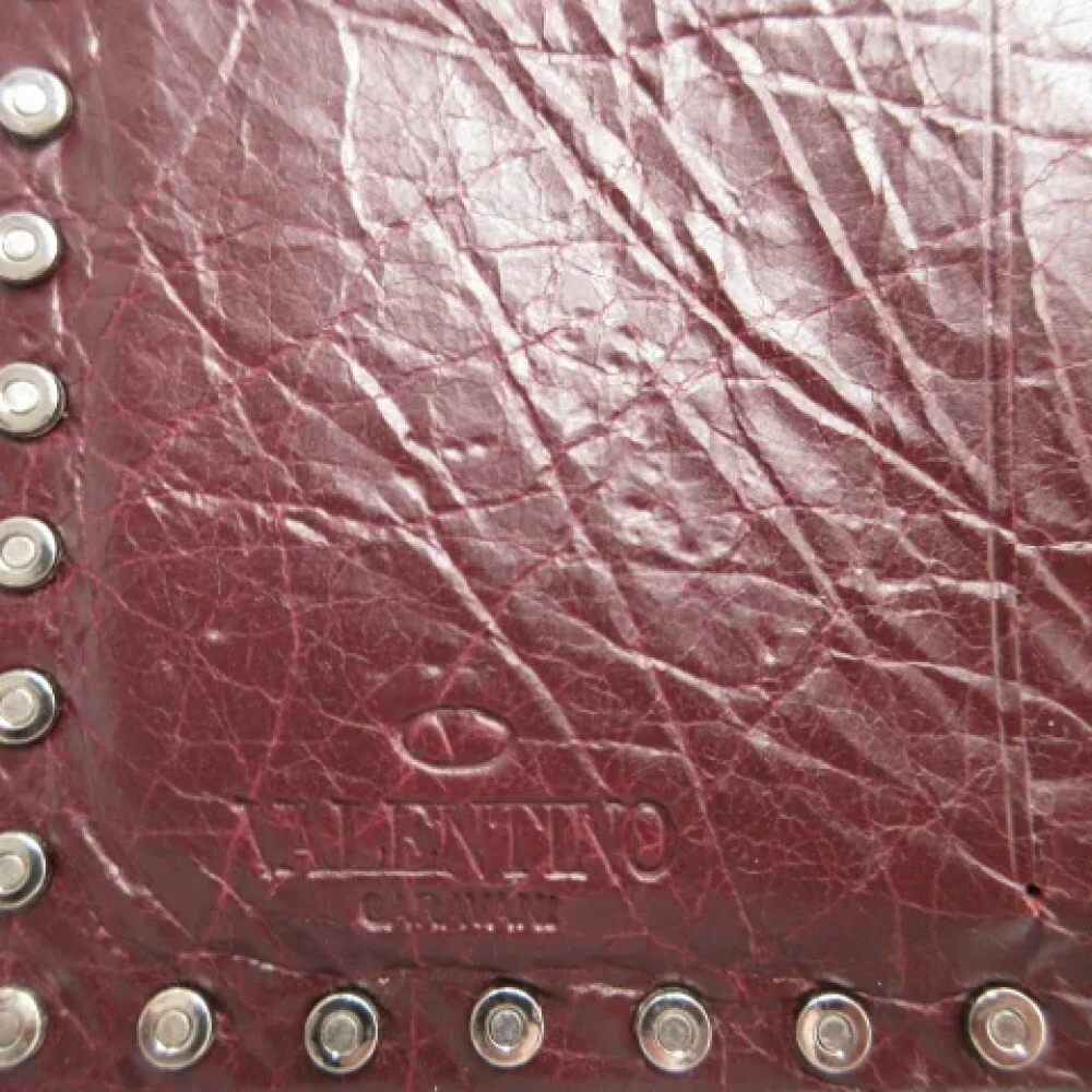 Valentino Vintage Pre-owned Leather wallets Brown Dames