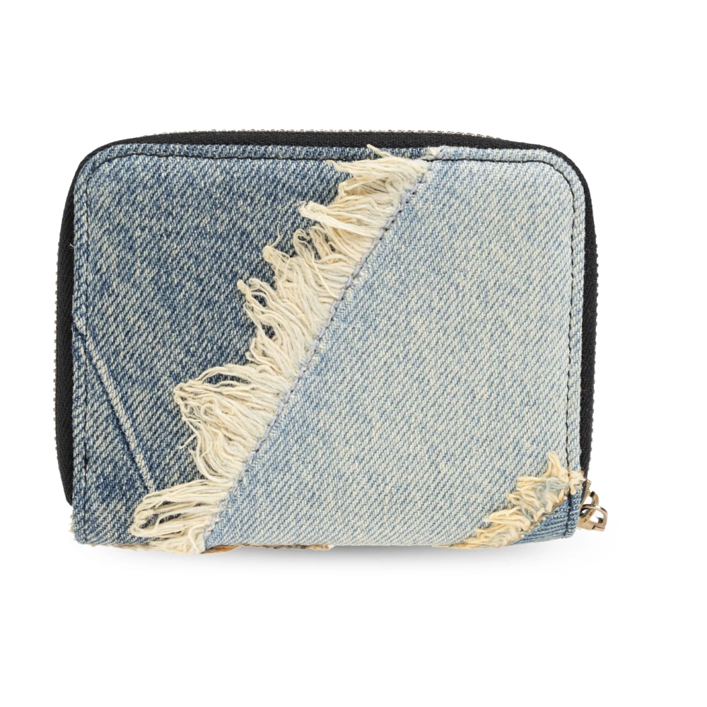 Dolce & Gabbana Portemonnee met vintage-effect Blue Dames