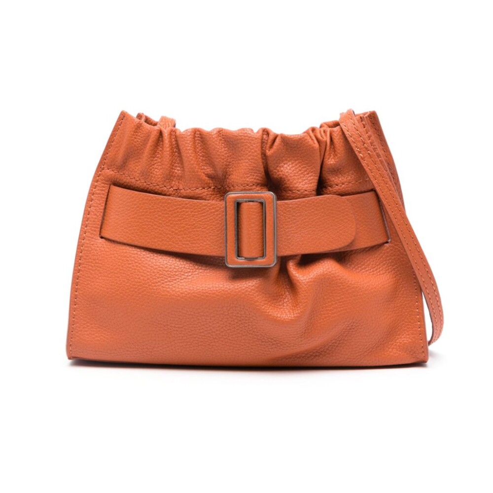 Square leather hot sale crossbody bag