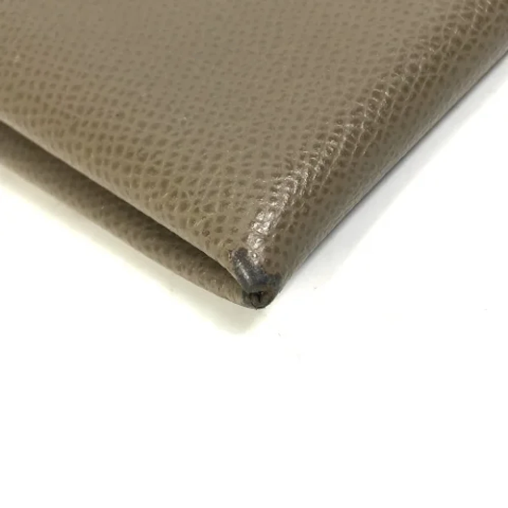 Hermès Vintage Pre-owned Leather home-office Gray Dames