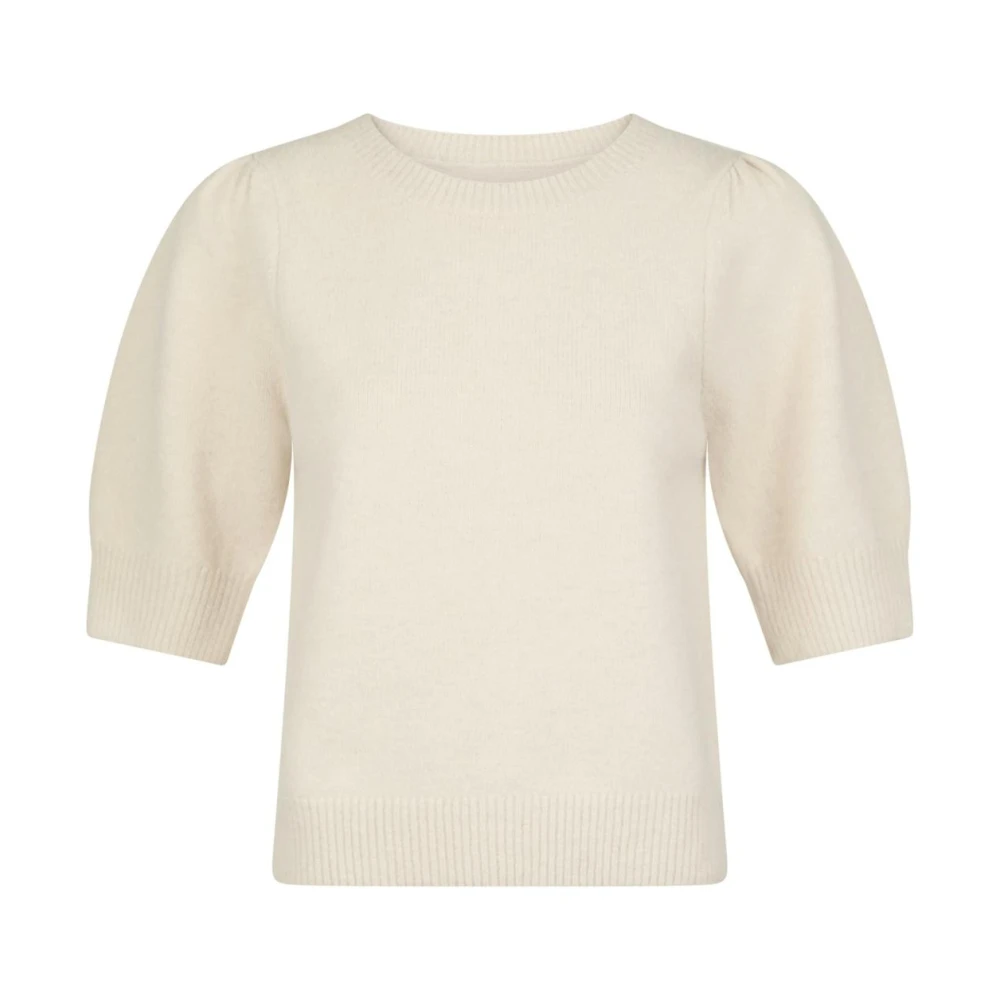 NEO NOIR Martha Bow Knit Trui Beige Dames