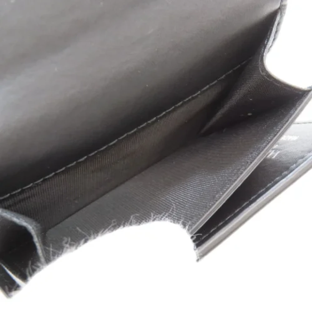 Valentino Vintage Pre-owned Leather wallets Black Dames