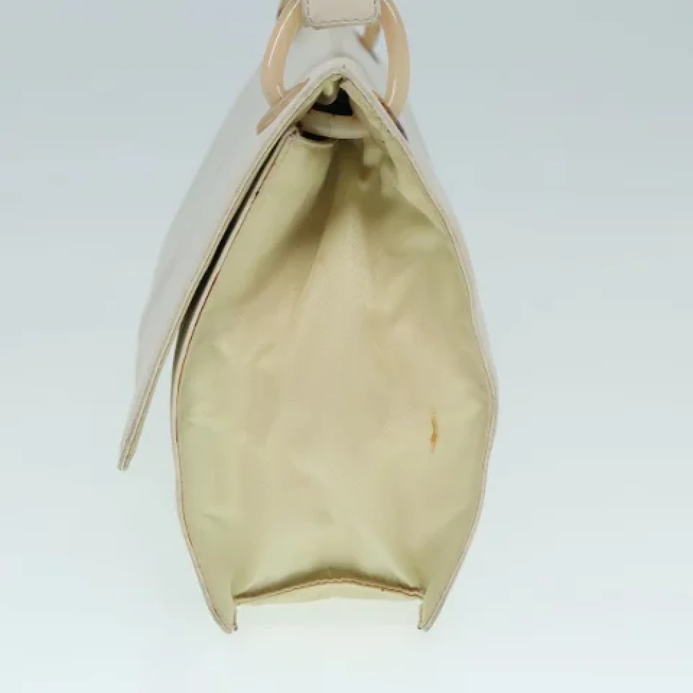 Prada Vintage Pre-owned Leather prada-bags White Dames