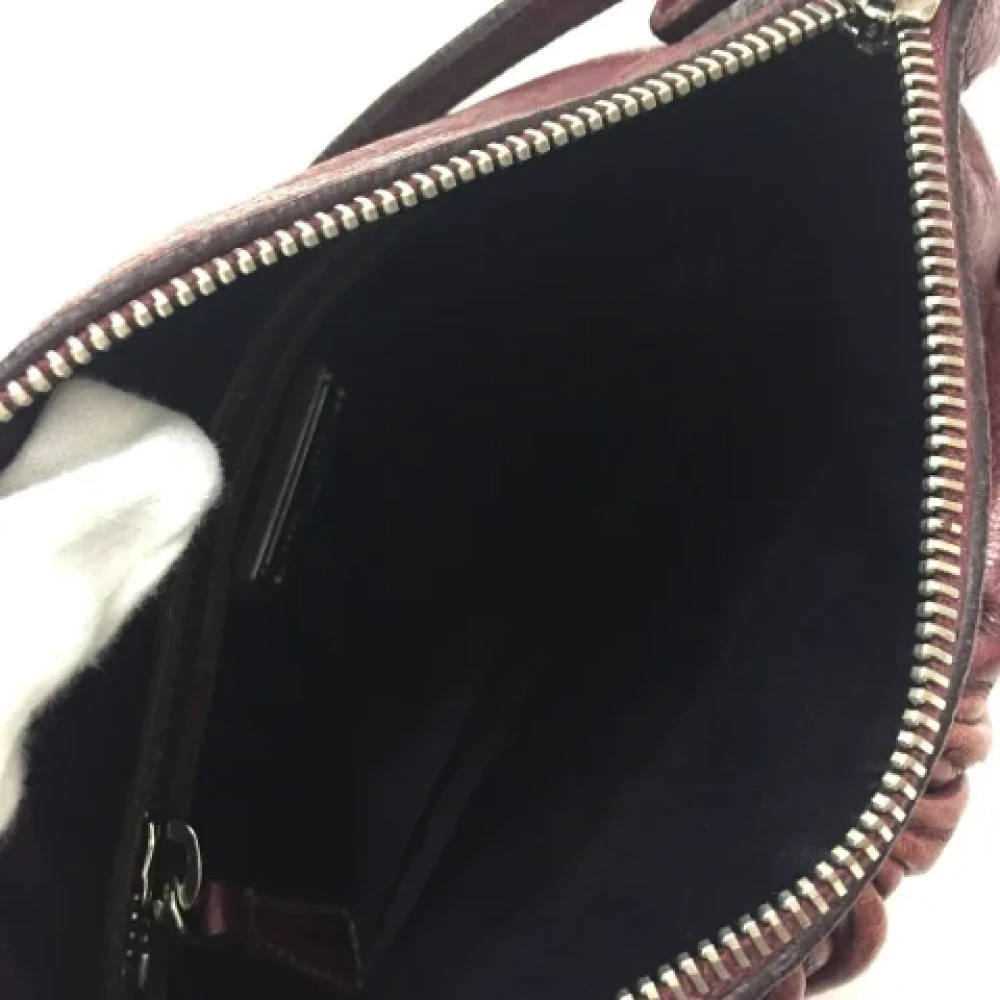 Miu Pre-owned Leather shoulder-bags Red Dames
