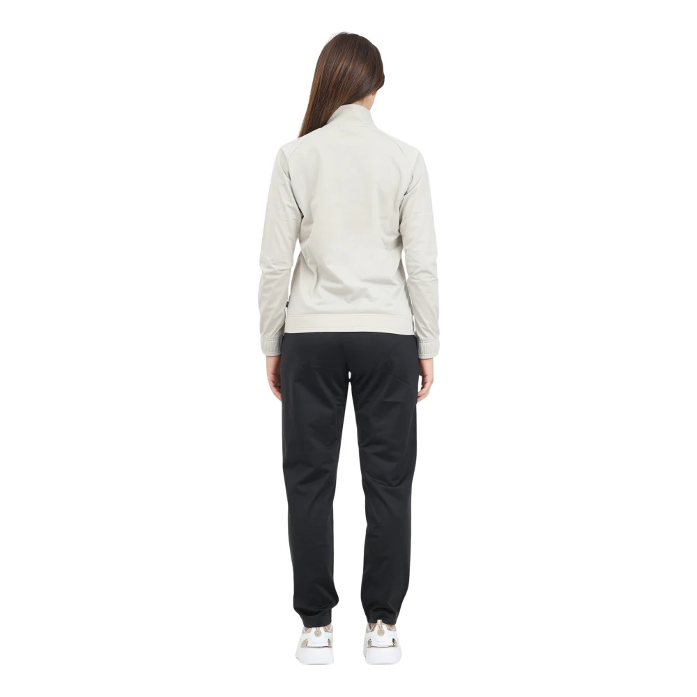 Puma Klassieke Tricot Trainingspak Zwart en Beige Vrouwen Gray Dames