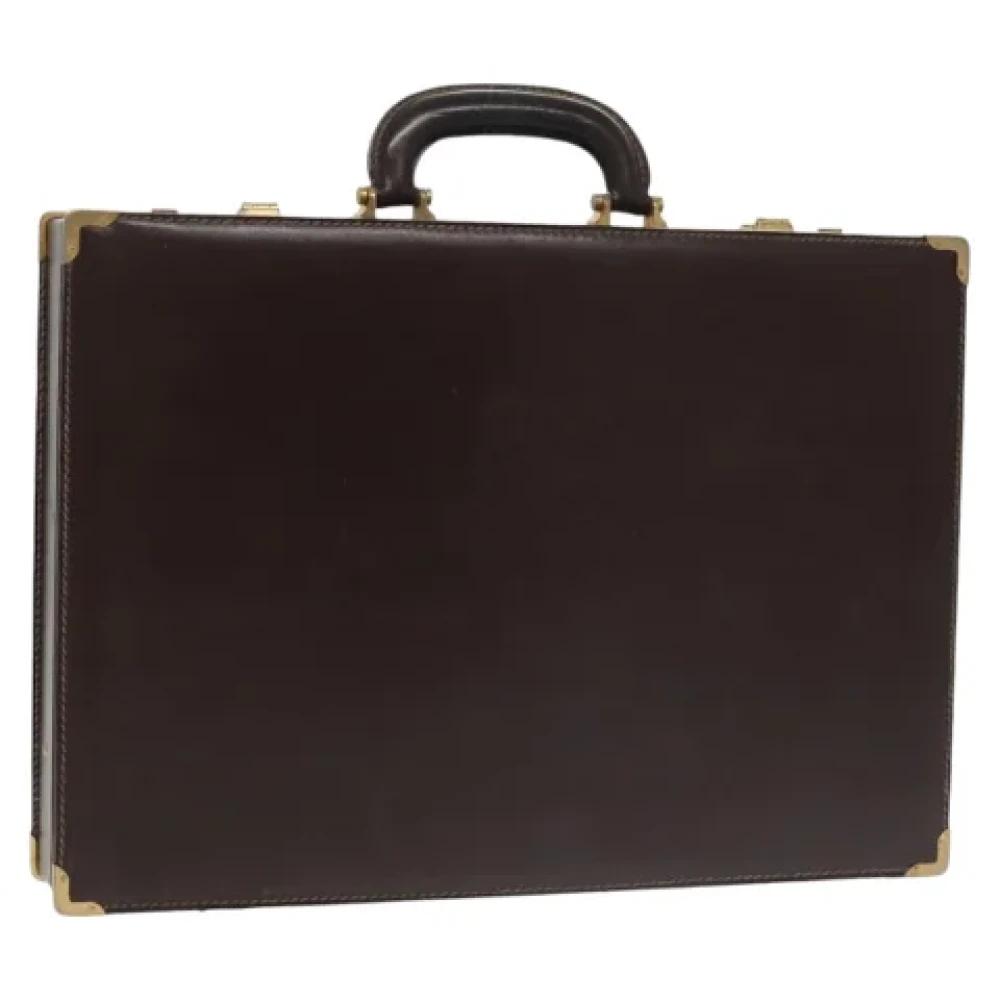 Loewe Pre-owned Leather travel-bags Brown Dames