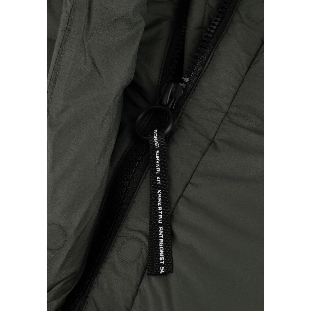 Krakatau Groene Gewatteerde Jas voor Stijlvolle Outfits Green Dames