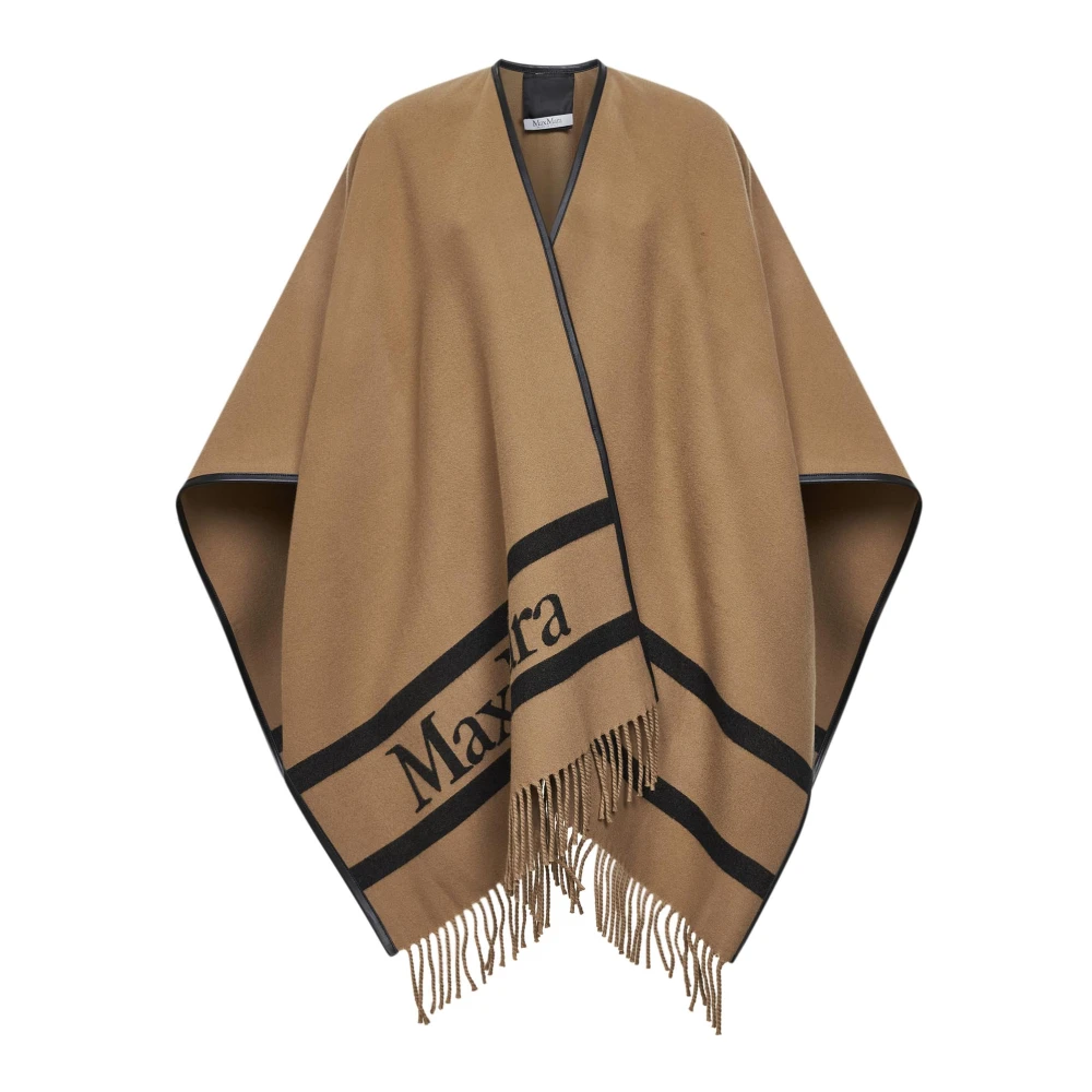 Max Mara Brown Jackets - Female - Ponchos - One Size - Jackets