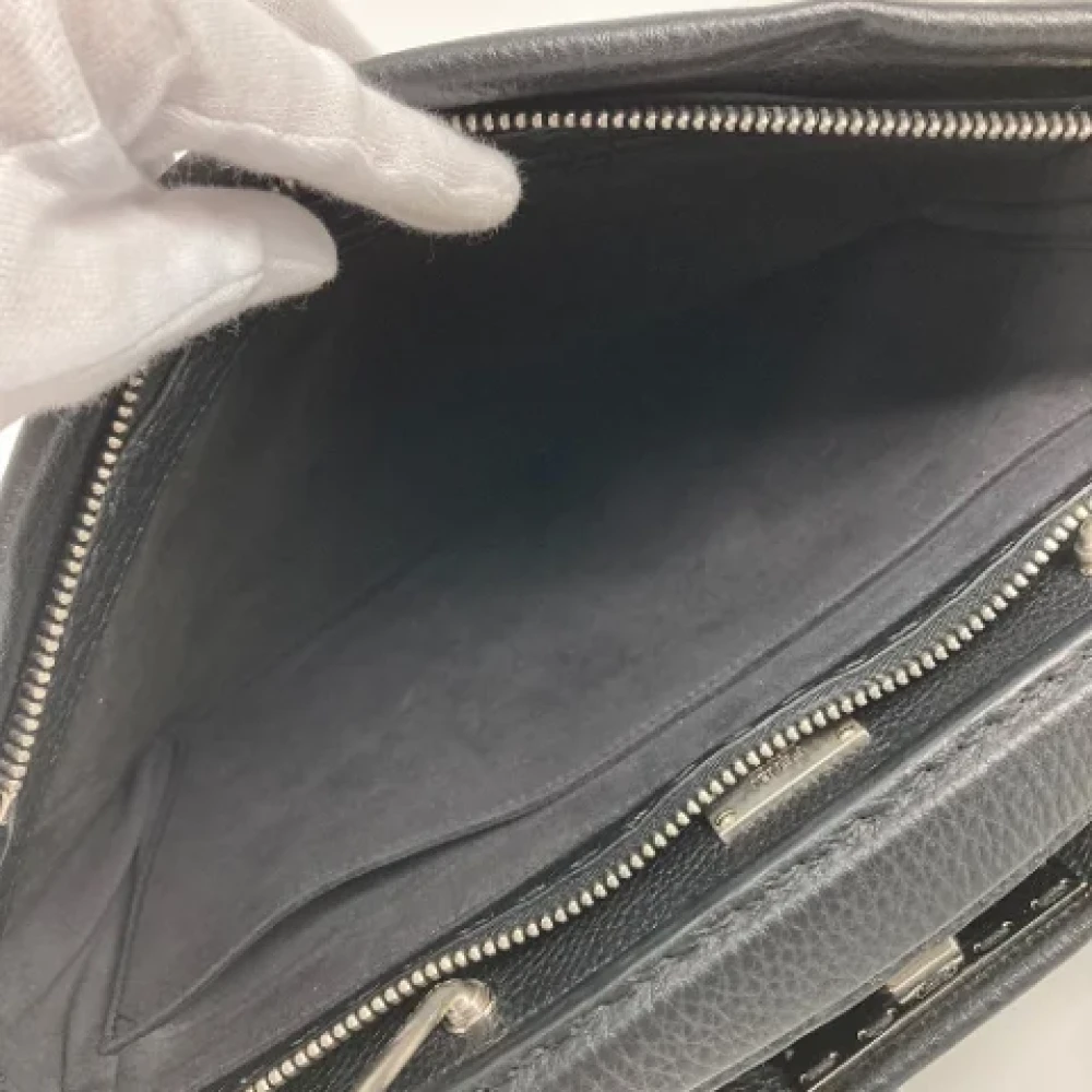 Fendi Vintage Pre-owned Leather fendi-bags Black Heren