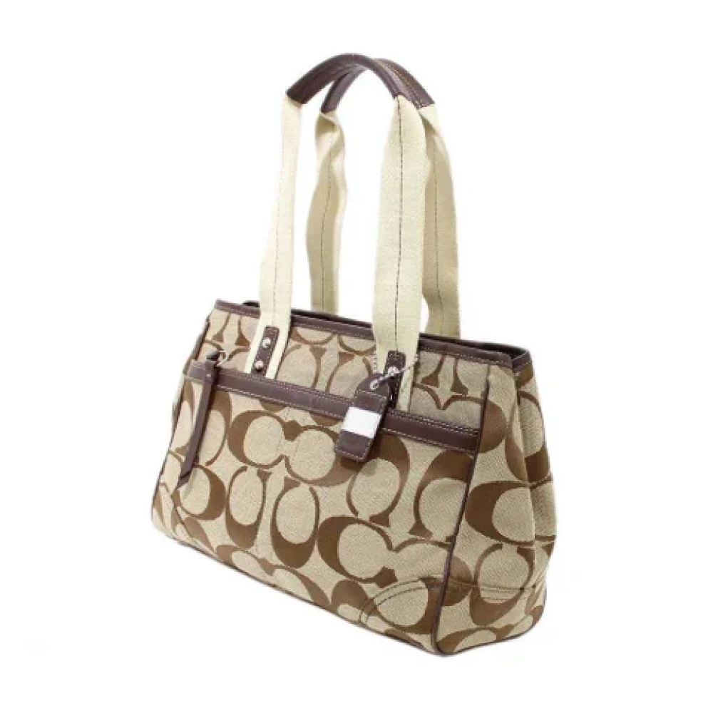 Coach Pre-owned Canvas totes Brown Dames