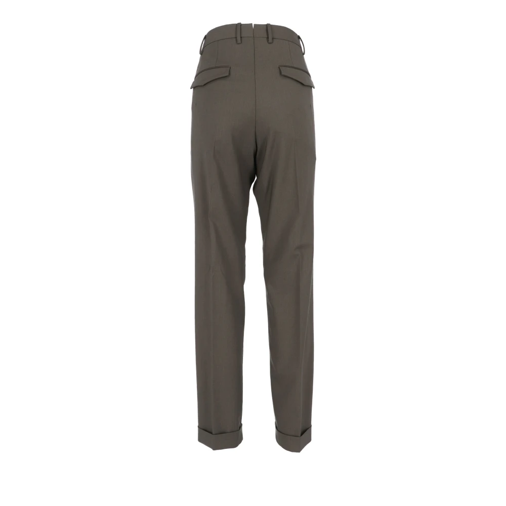 PT Torino Klassieke Straight-Leg Stretch Broek Green Heren