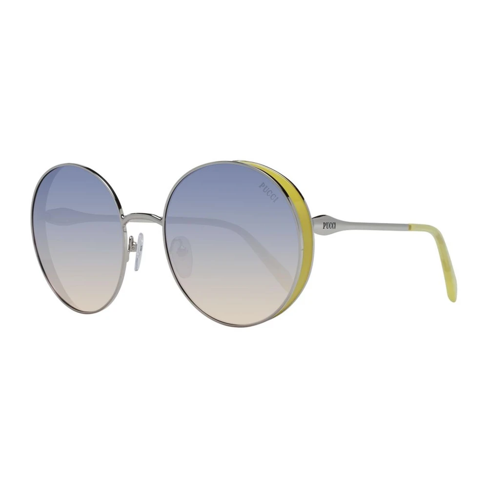 Stilige runde grå gradient solbriller