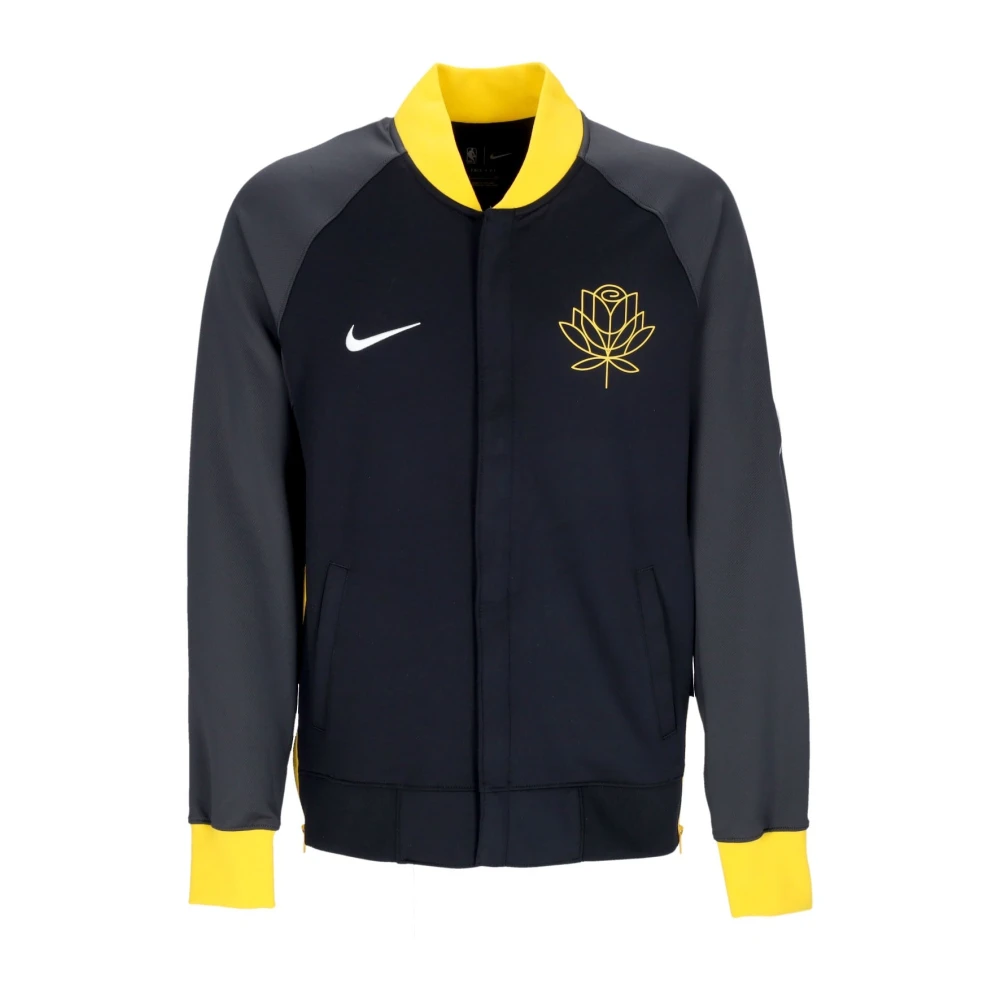 Nike Men's Black Training Jackets, Xl, Nba City Edition Lightweight Sweatshirt