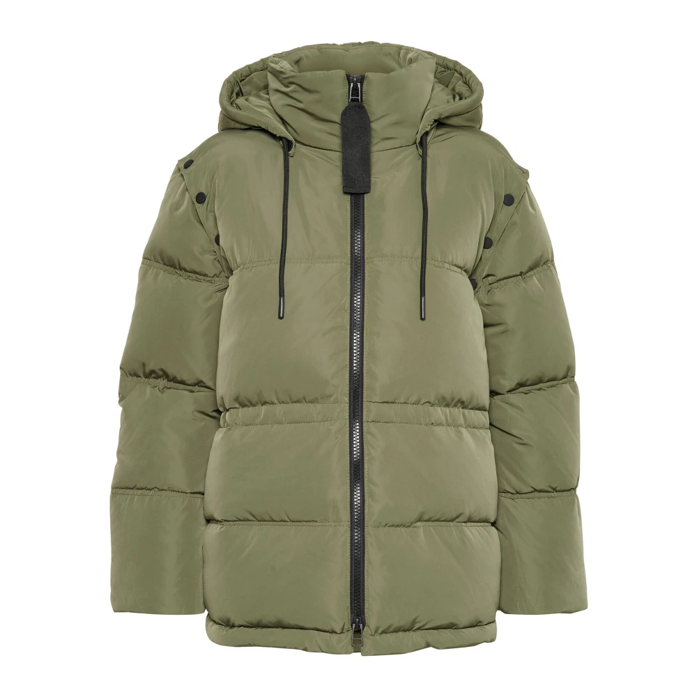 InWear Korte Gewatteerde Jas Beetle Green Dames