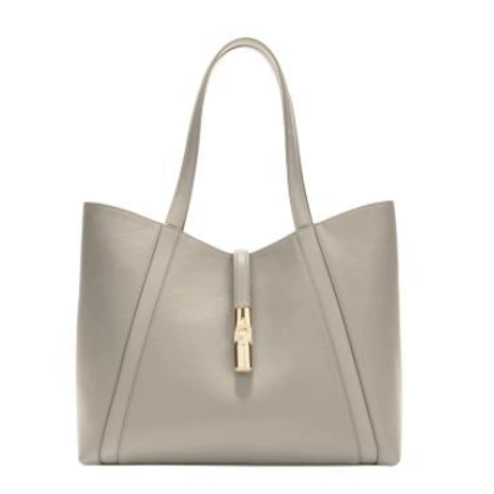 Furla Women's Beige Goccia Tote L - Shopping Bags - One Size - Bags