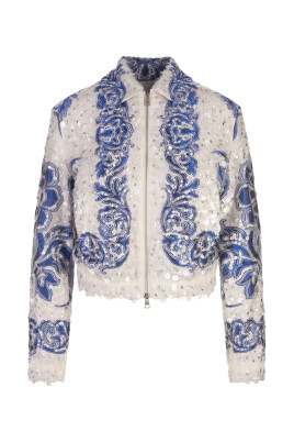 white-coat-with-pvc-decoration