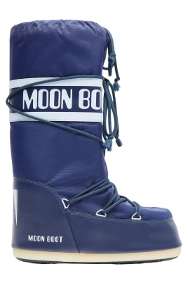 Logo Print Nylon Boots