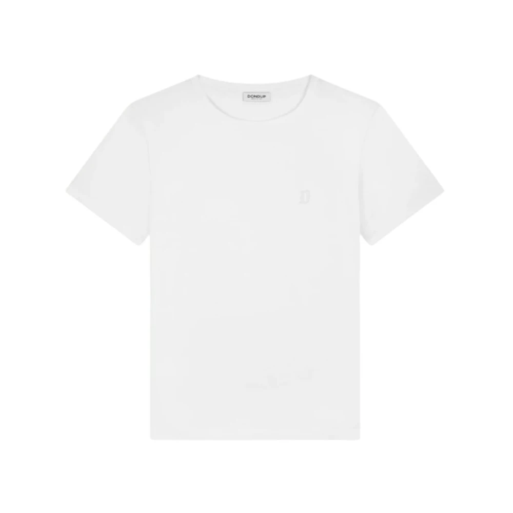 Dondup Men's White T-Shirts, Xl, Cotton T-Shirt