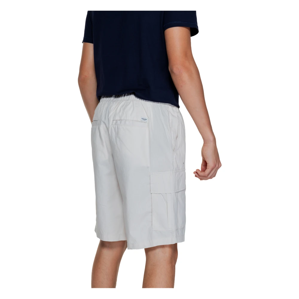 jack & jones Cargo Shorts Bermuda Lente Zomer Collectie White Heren