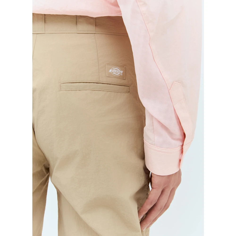 Dickies Gordelbroek in schelweefsel Beige Heren