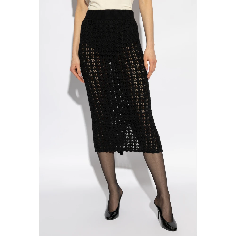 Dolce & Gabbana Wollen rok Black Dames