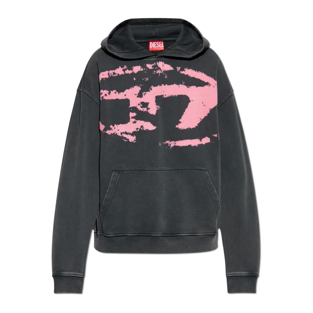 Diesel Sweatshirt S-Boxt Gray Heren