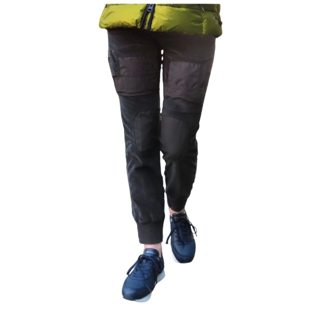 Aeronautica militare Anti-G Broek Katoenmix Fluweel Black Dames