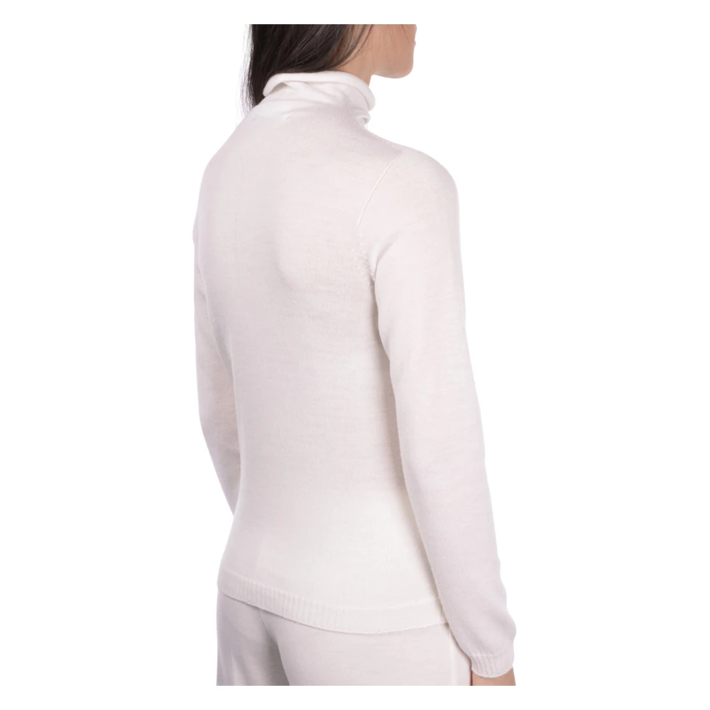 Gran Sasso Wijde broek White Dames