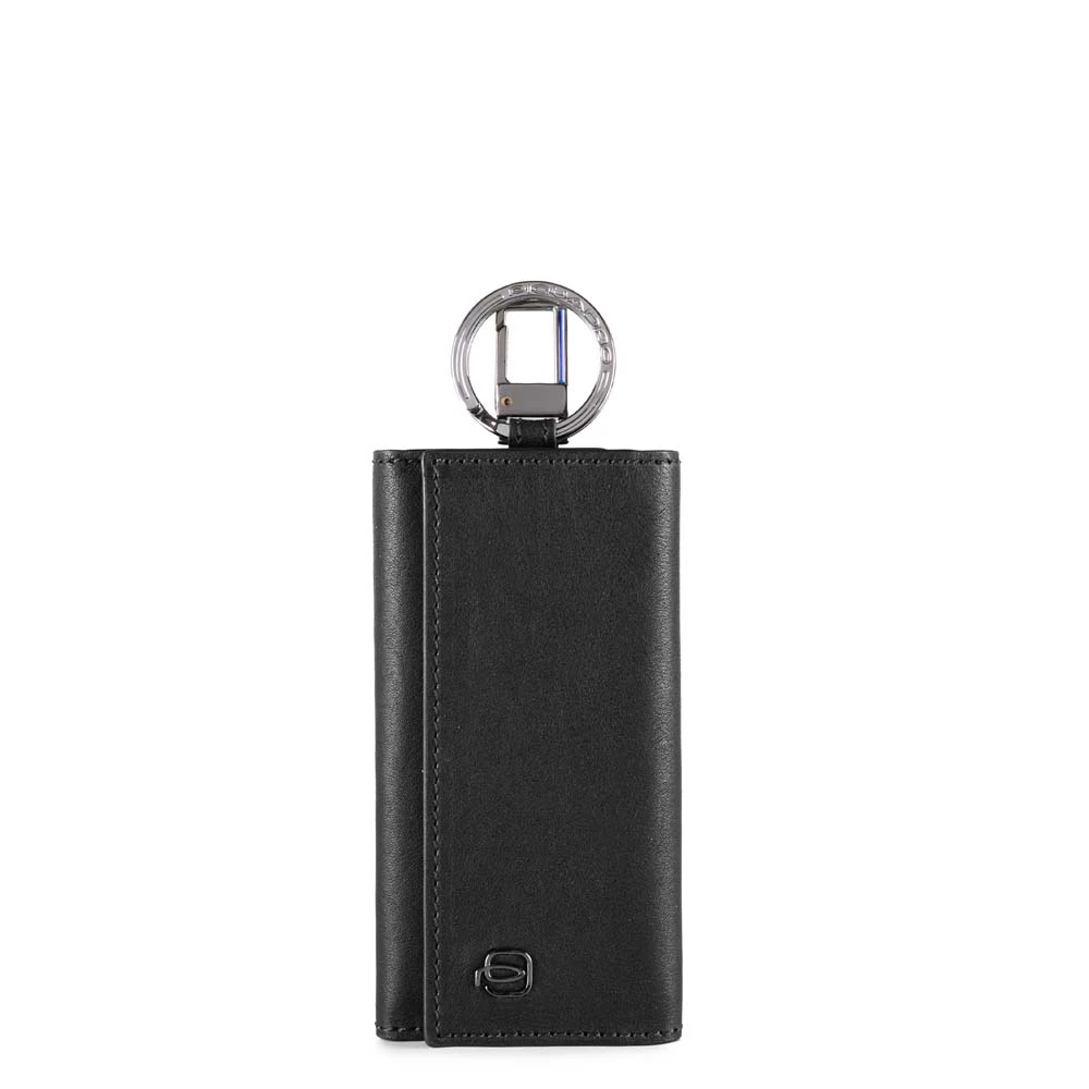 Piquadro Hombre Negro - Llavero Para Puerta Blindada Con Mosquetón - Accessories - One Size - Llavero Para Puerta Blindada Con Mosquetón