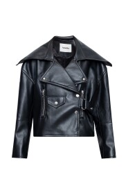 ‘Ado’ jacket in regenerated leather