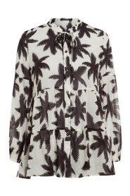 blouse palm trees