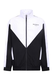 Balmain With Kids Doppelreihiger mit Logo-Print Grau