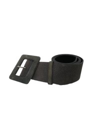 Pre-owned Suede belts