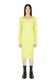 Ruched Mid Length Dress
